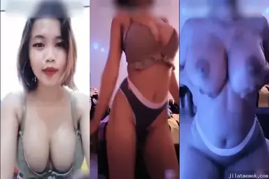 QueenBee Toket Jumbo Tubuh Langsing Pamer Memek Basah